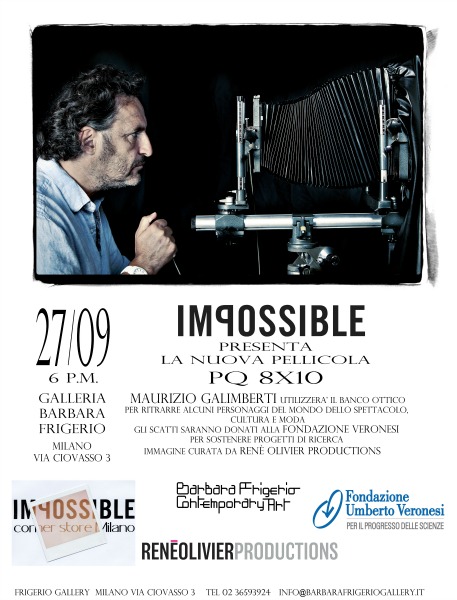 Presentazione pellicola Impossible PQ 8&#215;10 a sostegno della Fondazione Veronesi