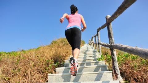 Per essere in forma usiamo le scale