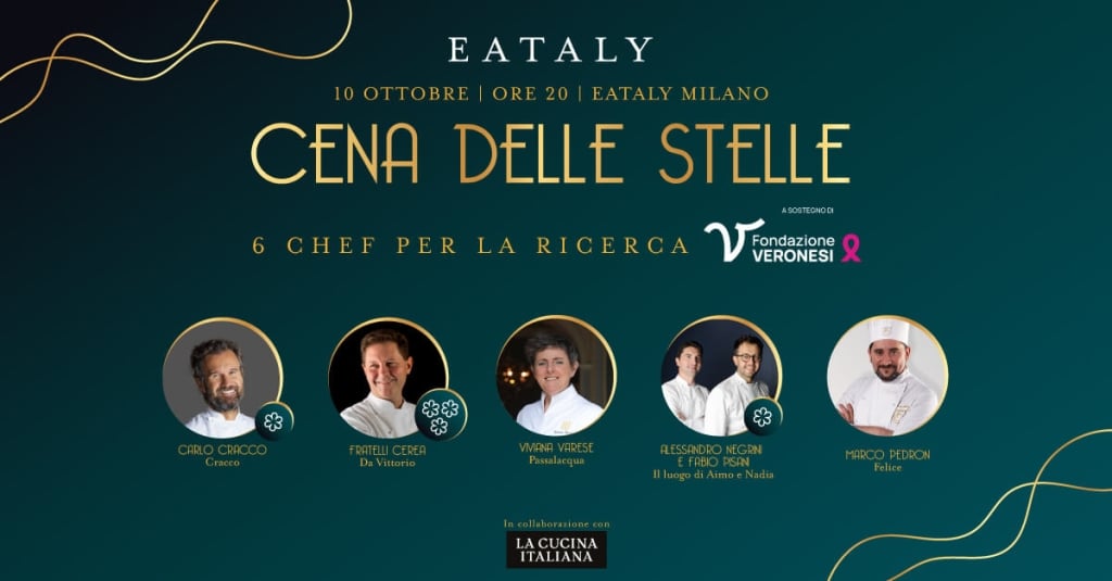 Eataly Milano Smeraldo al fianco di Fondazione Veronesi per sostenere la ricerca scientifica