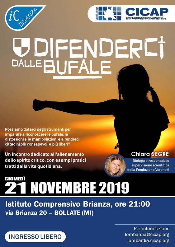 «Difenderci dalle bufale»: il 21 novembre incontro a Bollate