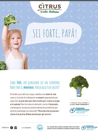 Tornano i broccoli di Citrus «griffati» E. Marinella