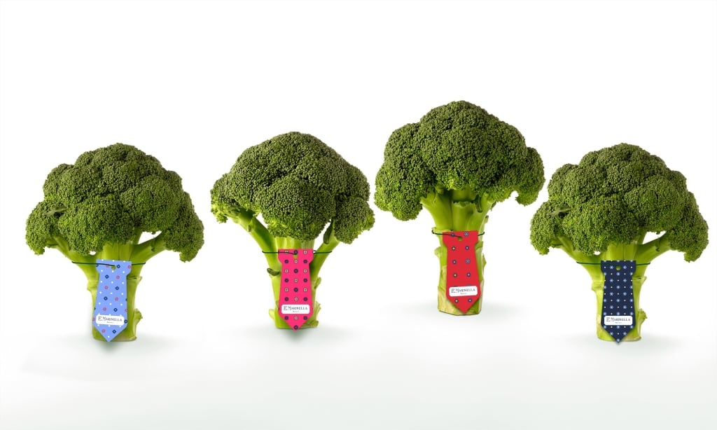 Il broccolo mette la cravatta: Citrus e E.Marinella per la salute maschile