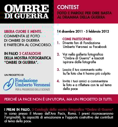 Libera cuore e mente, partecipa al contest “Ombre di guerra”