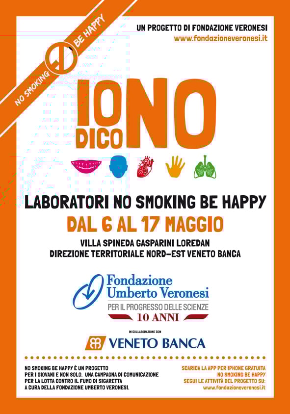 Tornano i laborativi interattivi No Smoking Be Happy