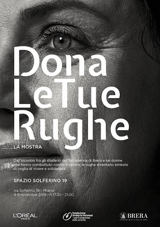 «Dona le tue rughe»: una mostra per raccontare la vita dopo il cancro
