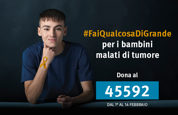 Torna l&#8217;sms solidale a sostegno della lotta contro i tumori pediatrici