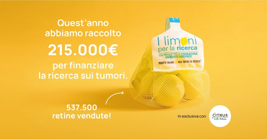 Grazie ai Limoni per la ricerca® raccolti 215 mila euro