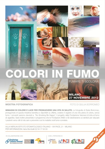Colori in fumo, una mostra fotografica a sostegno di No Smoking Be Happy