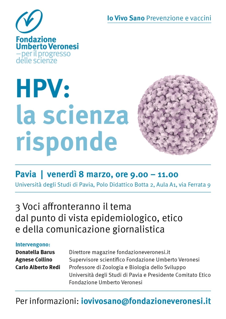 A Pavia un incontro sui vaccini fra scienza, etica e comunicazione