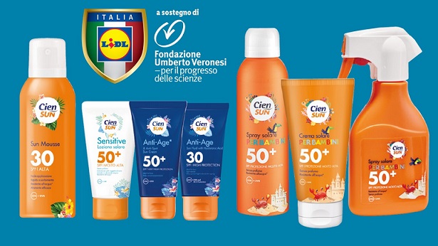 Lidl Italia con Fondazione Veronesi per la salute della pelle