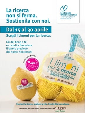 Da «I Limoni per la Ricerca» un aiuto per la ricerca sul cancro