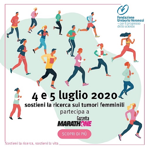 Con «MarathOne» corri e sostieni la ricerca di Fondazione Veronesi