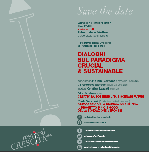 La Fondazione Veronesi al «Festival della Crescita» a Milano