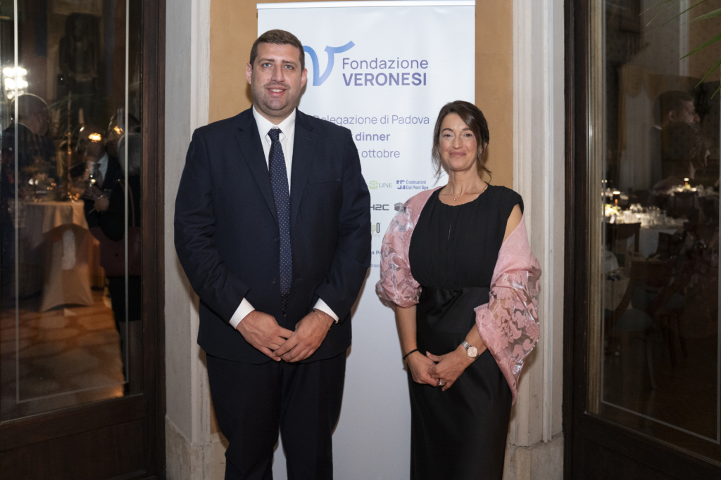 Elisa Drago e Vice Presidente della Provincia di Padova Davide Canella