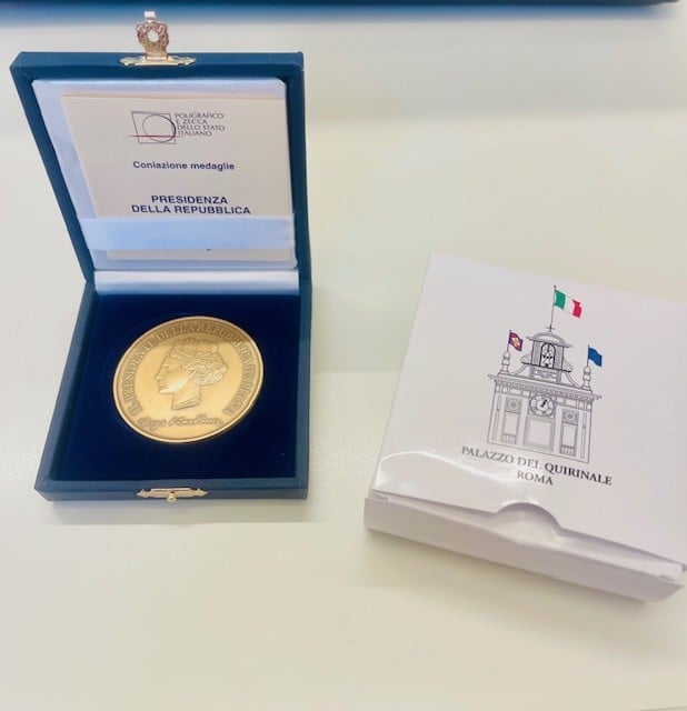 A Fondazione Veronesi la medaglia del Presidente Mattarella
