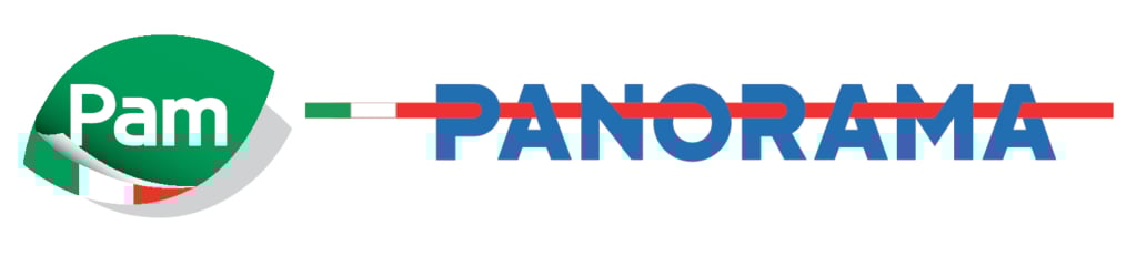 Logo pam panorama no pay off orizzontale