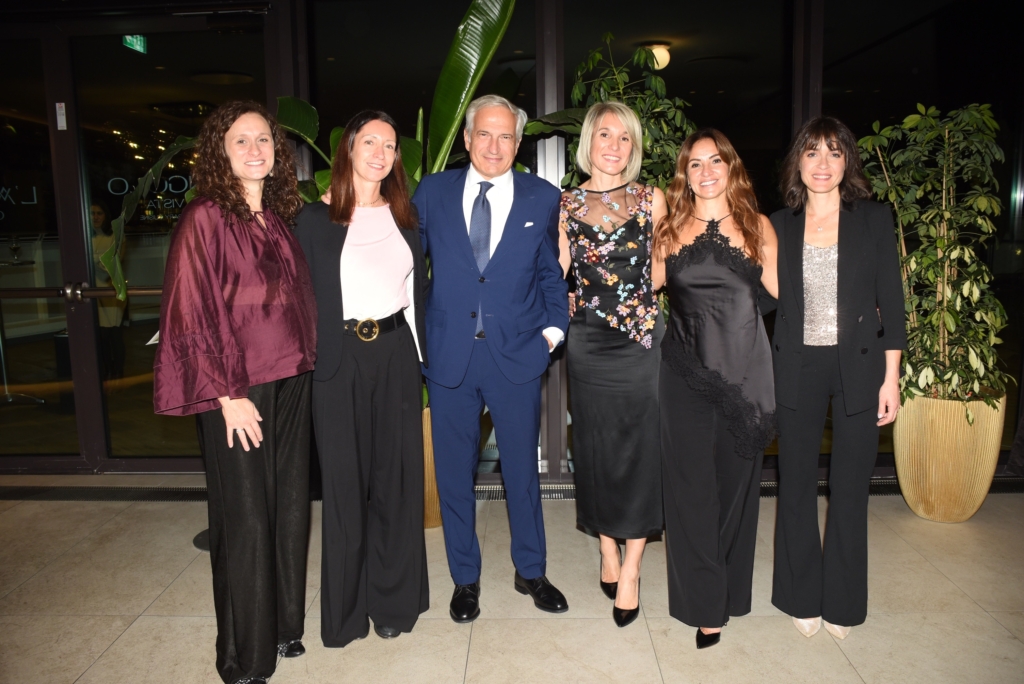 Paolo Veronesi e la delegazione di Bergamo